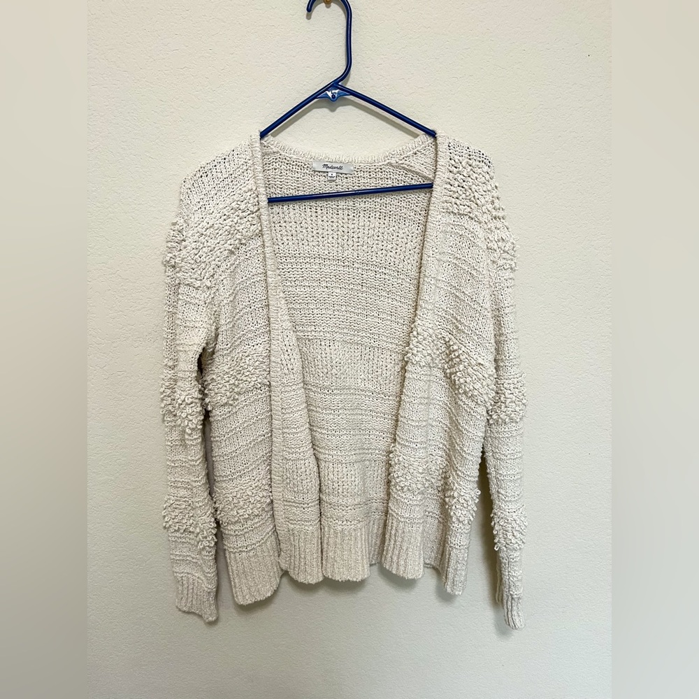 Madewell Cream White Cardigan
